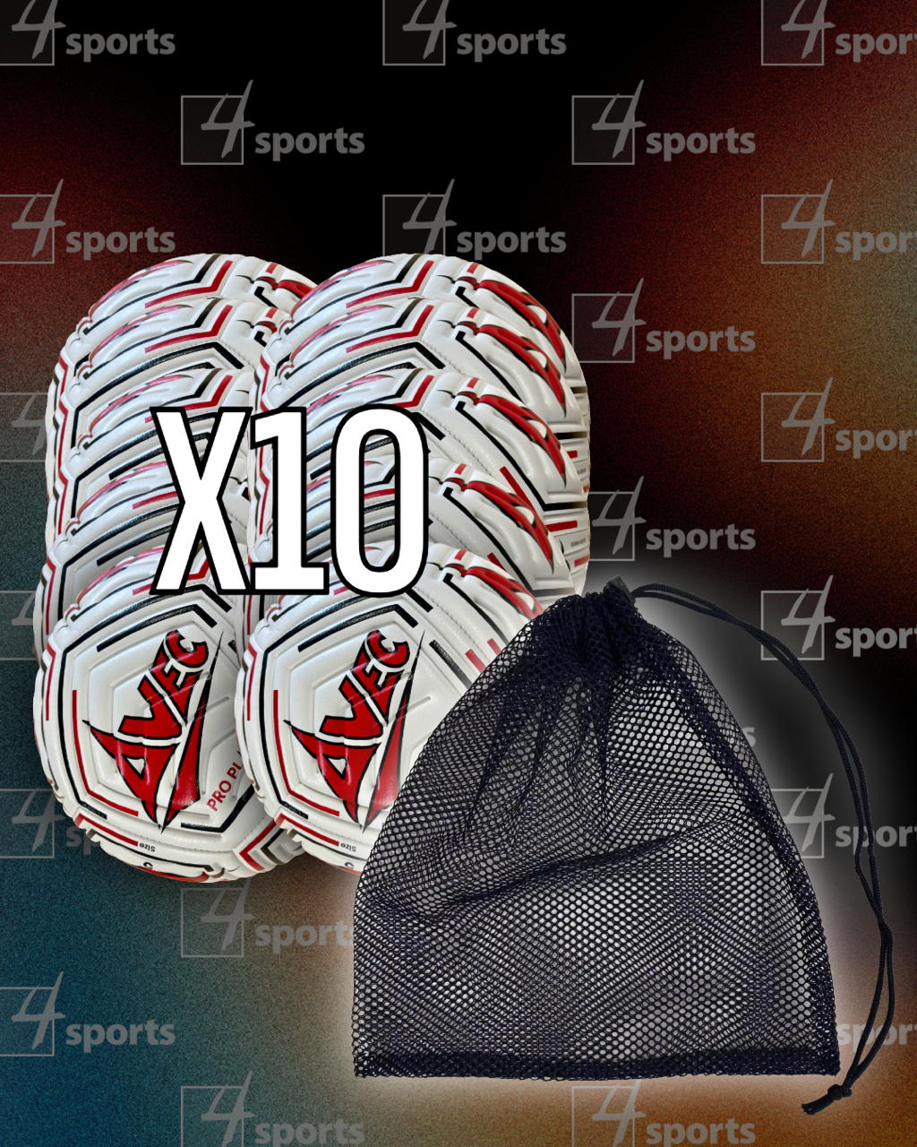 Avec Pro 10 Set Red