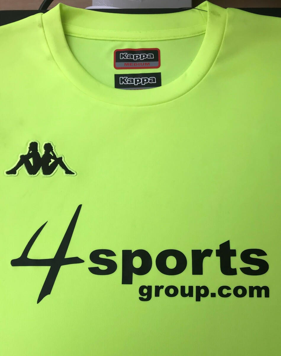 Single Colour Text Sponsor - Printing | 4Sports Group